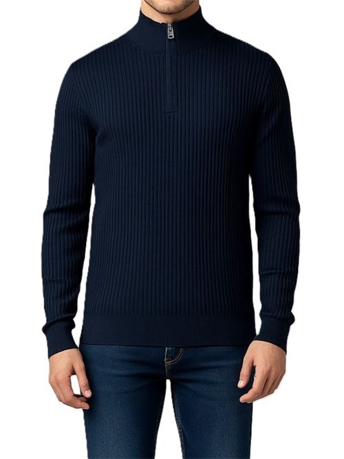 L/P MEZZA ZIP F.12 VISCOSA URBAN RING | UR9100008/BLUE